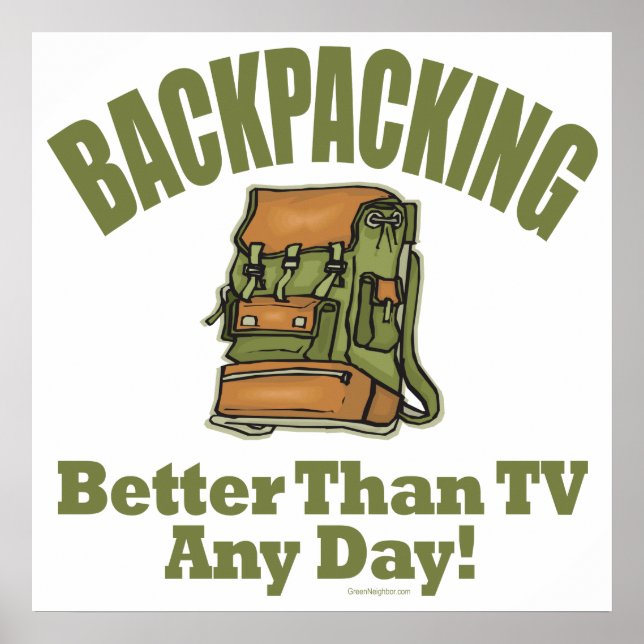 Affiches Mieux que la télévision - Backpacking (Devant)
