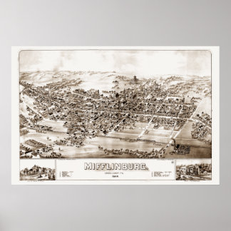 Affiches Mifflinburg, PA 1884