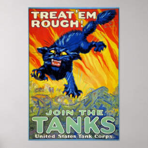 Affiches Militaire Vintage Recrutement de Guerre avec un Ch