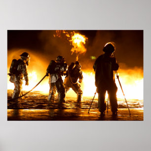 Affiches Military Firefighters