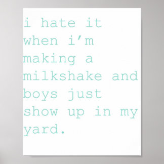 Affiches milkshake