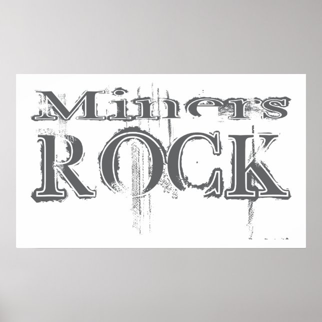 Affiches Miners Rock (Devant)