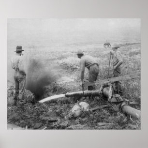 Affiches Mines d'or hydraulique à Rockerville Photographie