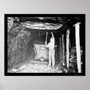 Affiches Mineur de charbon 1910