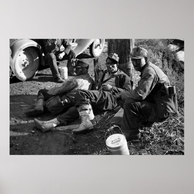 Affiches Mineurs de charbon, 1935 (Devant)