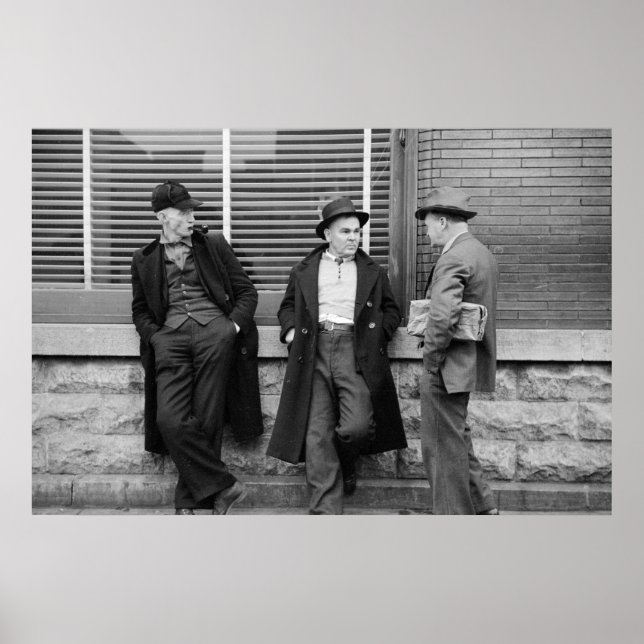 Affiches Mineurs sans emploi (Devant)