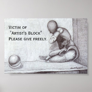 Affiches Mini-affiche "Bloc de l'artiste"