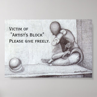 Affiches Mini-affiche "Bloc de l'artiste"