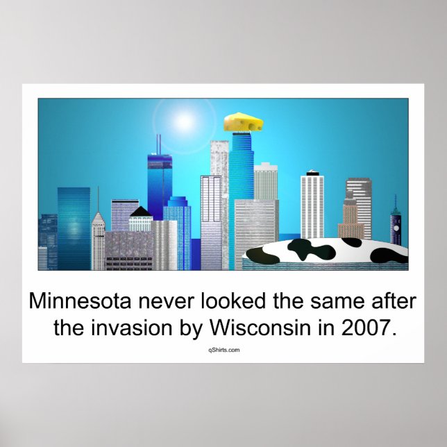 Affiches Minnesota after invasion by Wisconsin ;) (Devant)