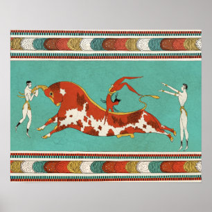 Affiches Minotauro, le taureau de la Crète