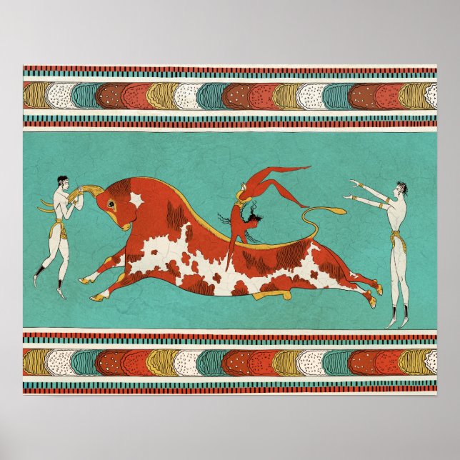 Affiches Minotauro, le taureau de la Crète (Devant)