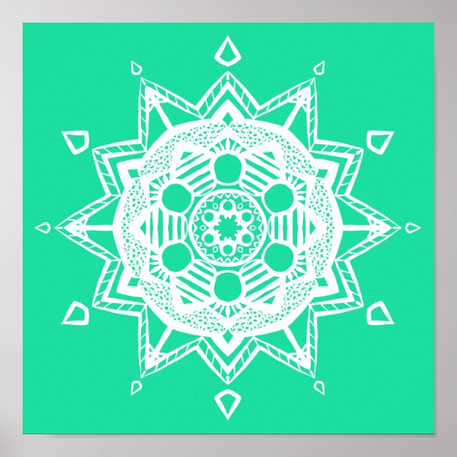Affiches Minty Mandala (Devant)