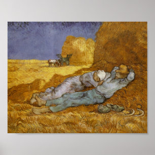 Affiches Mion Repos from Work (Millet) Van Gogh Fine Art