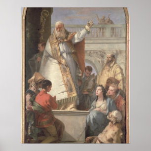 Affiches Miracle de St Patrick, c.1746 (huile sur la toile)