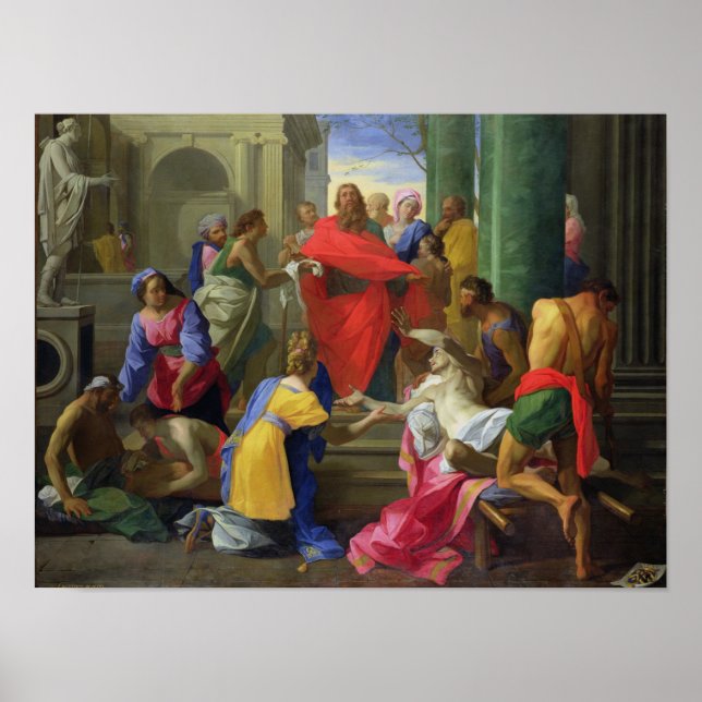 Affiches Miracles de Saint Paul à Ephèse, 1693 (Devant)