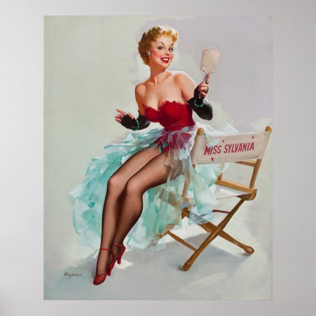Affiches Miss Sylvania Pin-Up Girl (Devant)