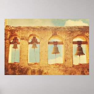 Affiches Mission Bells, San Juan Capistrano