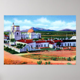 Affiches Mission de Tucson Arizona San Xavier