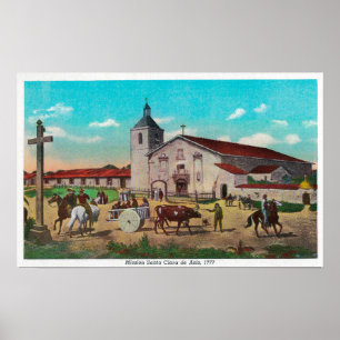 Affiches Mission Père Noël de AsisSanta Clara, CA
