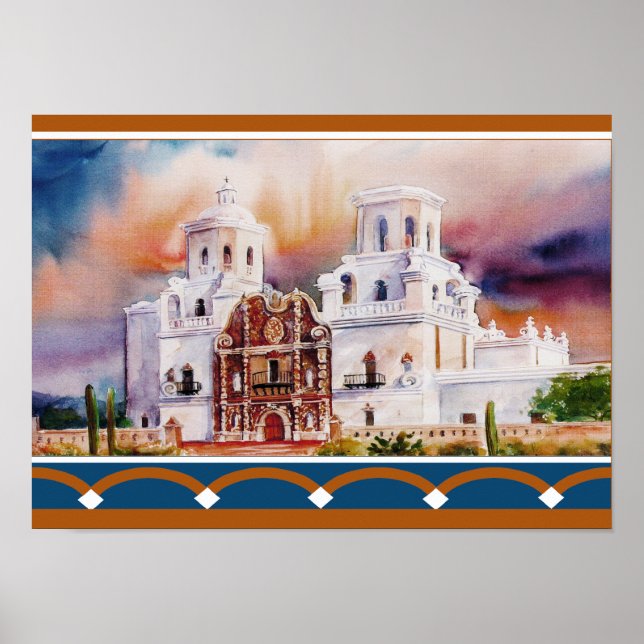 Affiches Mission San Xavier (Devant)