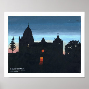 Affiches Mission São Carlos, Carmel, la Californie