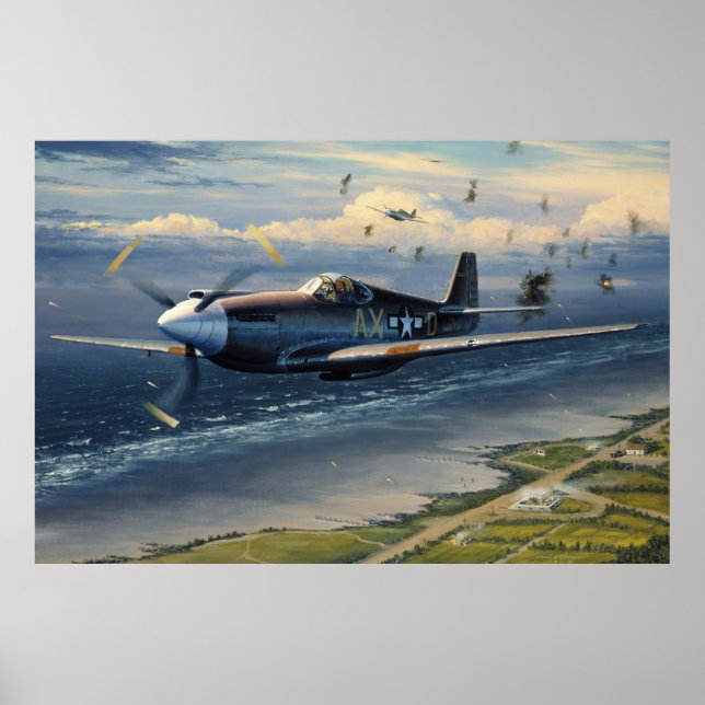 Affiches Mission sur la Normandie par William S. Phillips I (Devant)