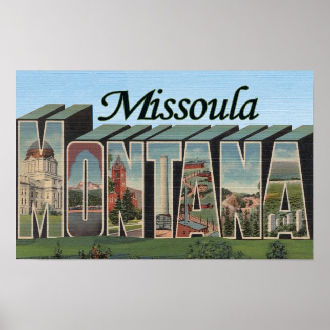 Affiches Missoula, Montana (Devant)