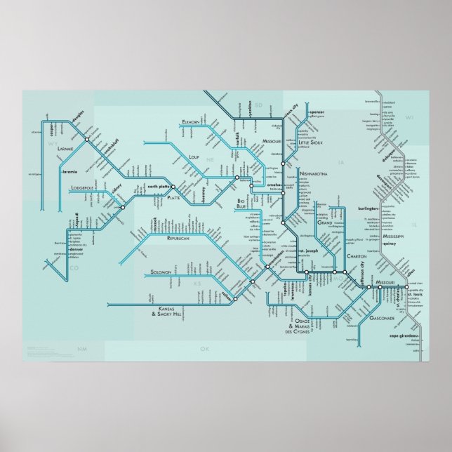 Affiches Missouri inférieur (Devant)