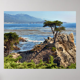 Affiches Misty Fog Côte Centrale de Californie Pittoresque