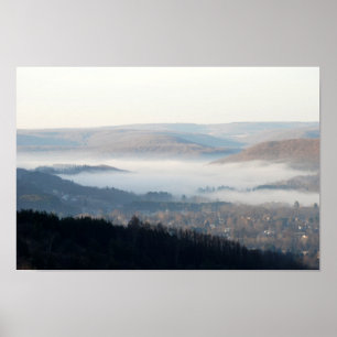 Affiches Misty Morning à Wellsville, NY