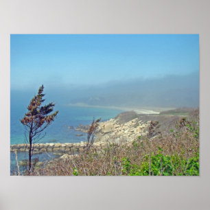 Affiches Misty Morning at Nobska Point - Cape Cod MA