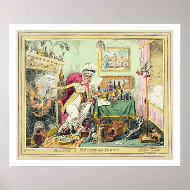 Affiches Mixer une recette pour les cornes, publié par G. H (Devant)