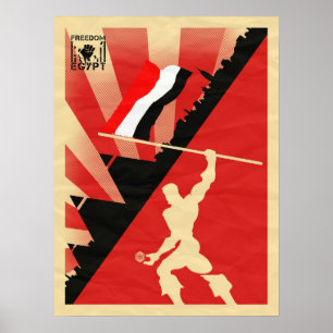 AFFICHES MKD - LIBERTÉ EGYPTE
