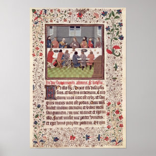 Affiches Mme 370 fol.184 le dernier dîner