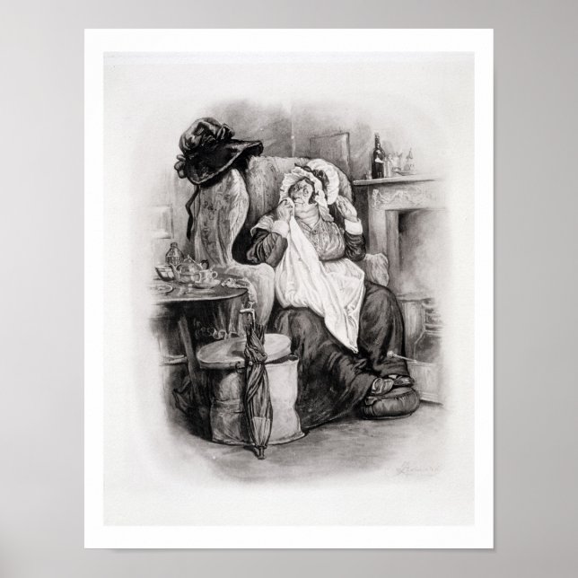 Affiches Mme Gamp, de "Charles Dickens : Un commérage à pro (Devant)