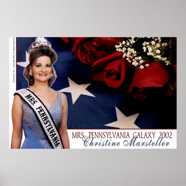 Affiches Mme Pennsylvania Galaxy 2002 - lt. Bleu (Devant)