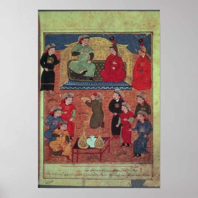 Affiches Mme Supp. Pers.Arghan Khan avec deux de ses (Devant)