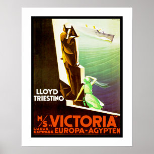 Affiches Mme Victoria de Lloyd Triestino