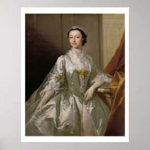 Affiches Mme Wardle, 1742 (huile sur toile)