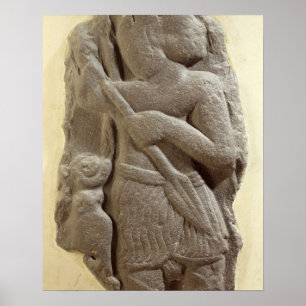 Affiches Moabite tempête dieu, Shihan terre antique de Moab