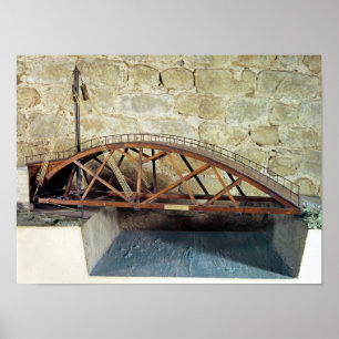 Affiches Modèle d'un pont tournant