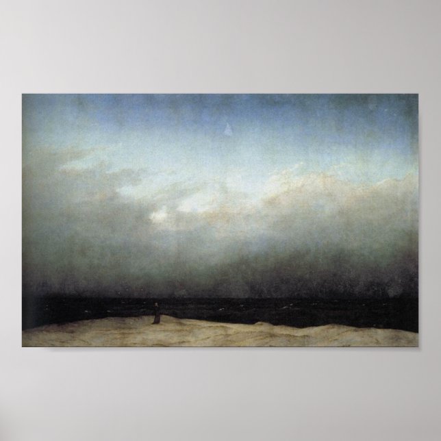 Affiches Moine En Bord De Mer (Devant)