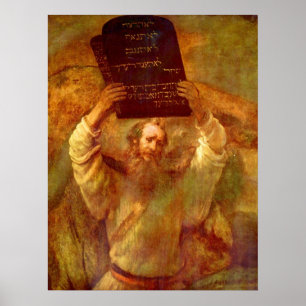 Affiches Moïse et les 10 commandements