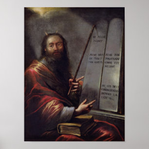 Affiches Moïse et les tablettes de la loi