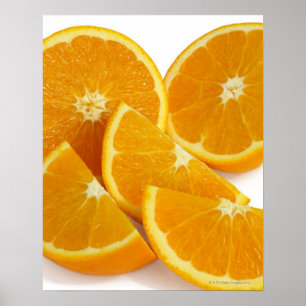 Affiches Moitié et quarts de mûres, juteuses, sucrées