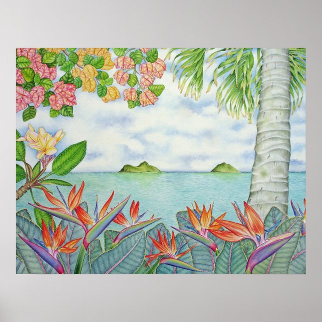 Affiches Mokuluas, Hawaï (Devant)