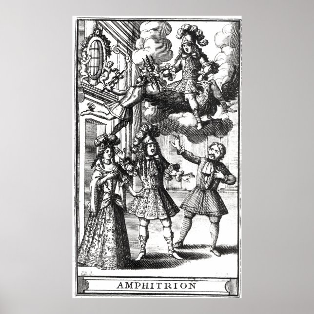 Affiches Moliere 'Amphitryon' (Devant)