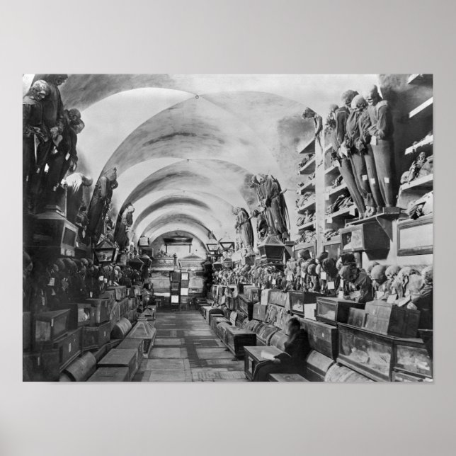 Affiches momies de catacombes de Palerme, Italie (Devant)