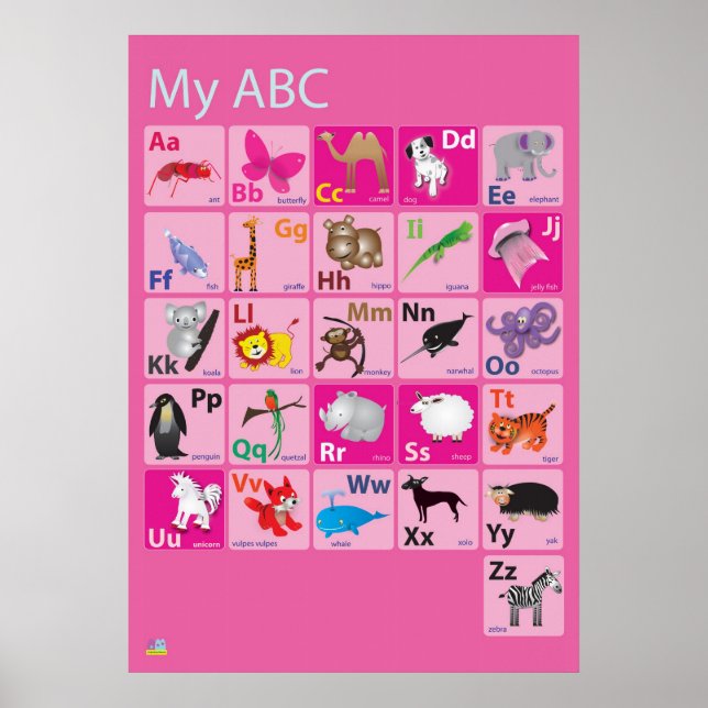 Affiches Mon ABC (Devant)