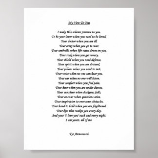 AFFICHES MON AFFICHAGE DE VOW